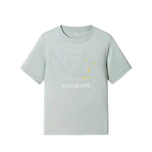 Anta Life Collection T Shirt Women's Refreshing Blue