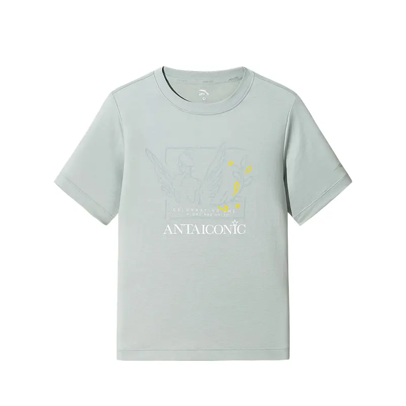 Anta Life Collection T Shirt Women's Refreshing Blue