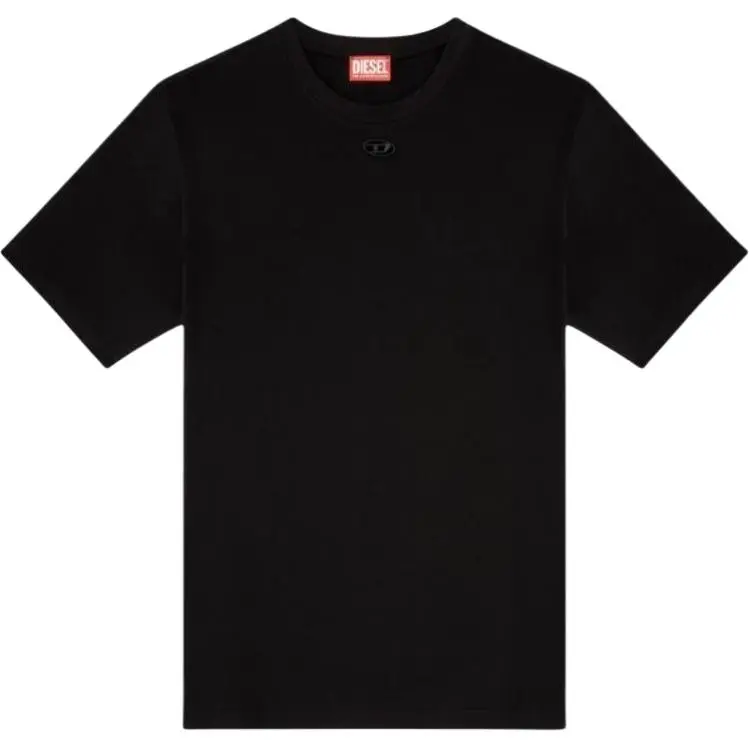 DIESEL Oval D Logo Cut Out Crewneck T Shirt