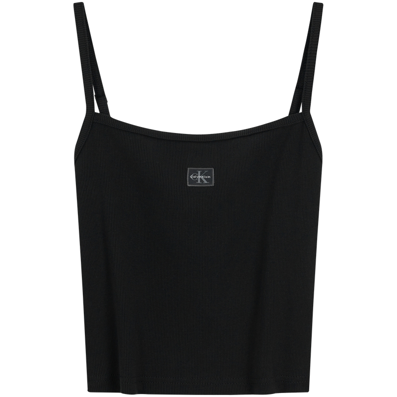 Женская майка Calvin Klein Ribbed Top (белая)