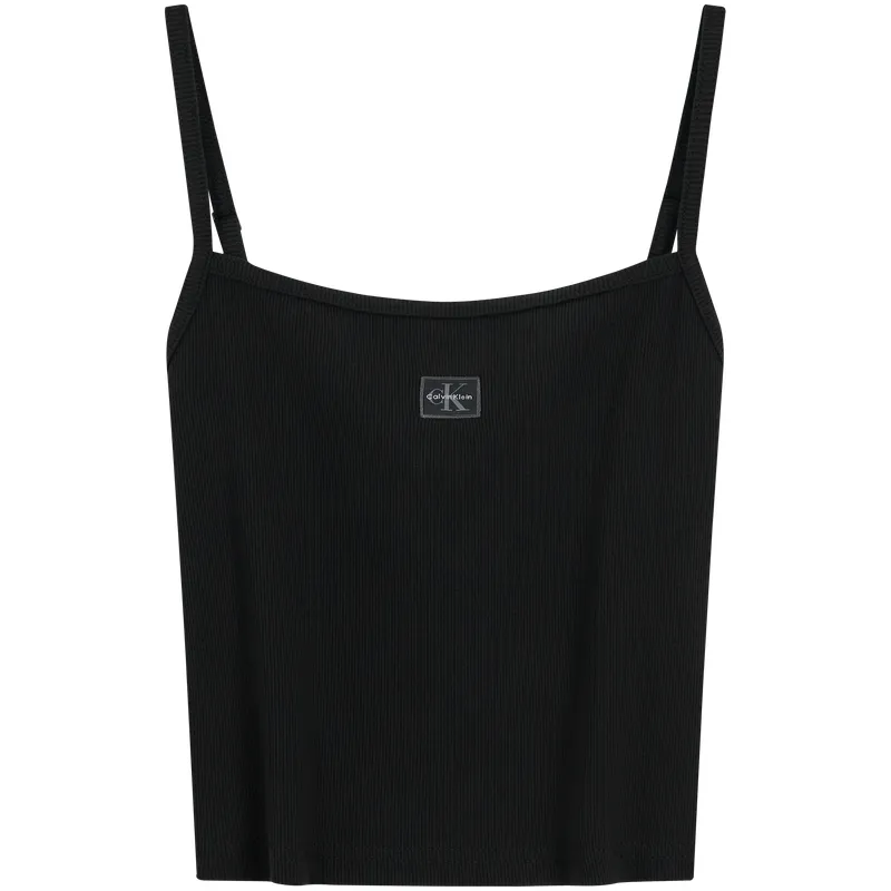 Calvin Klein logo-patch top