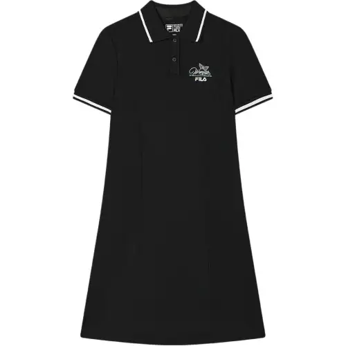 FILA Heritage Short Sleeved Dress Women's Black