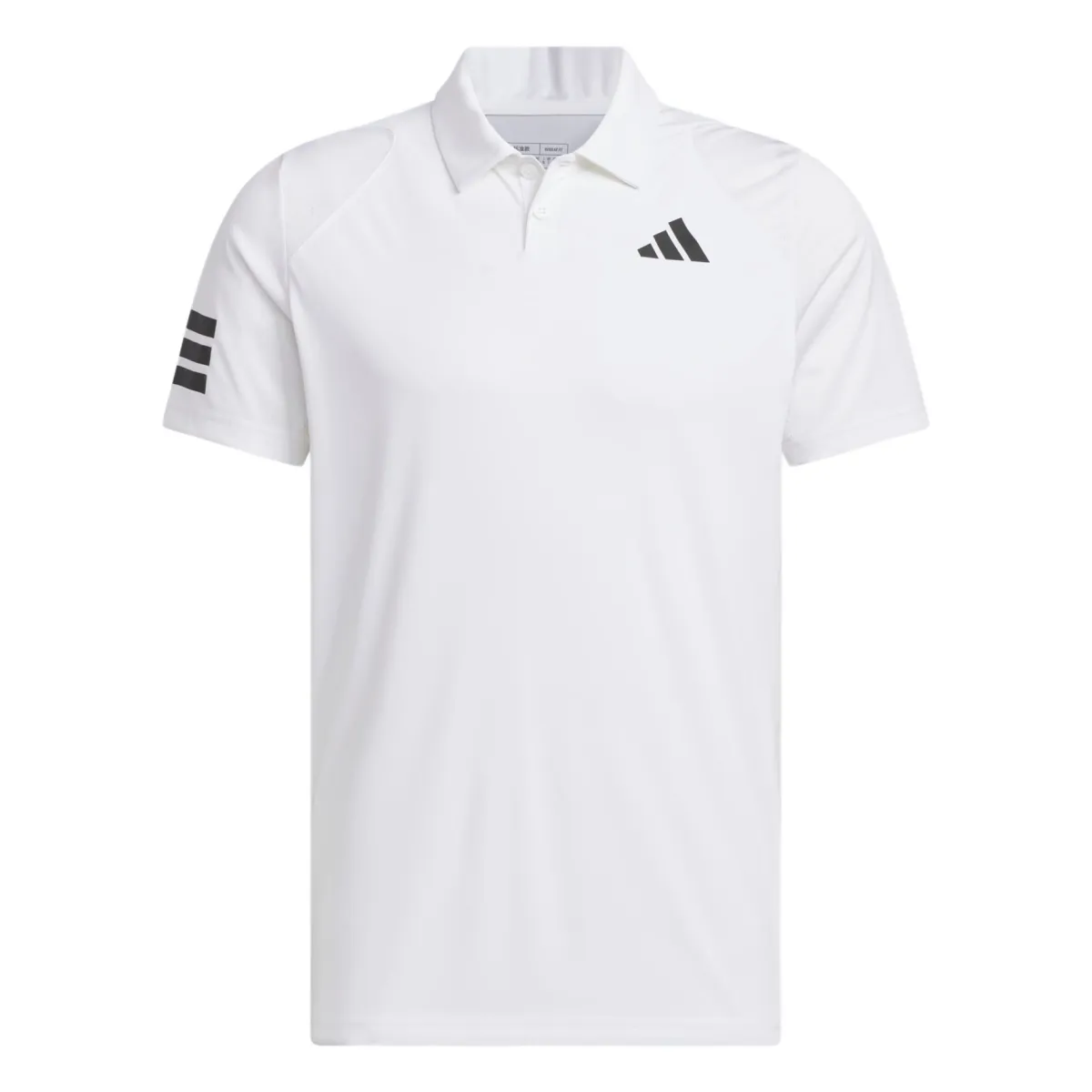 Adidas Tennis3 Stripes Polo Shirt Men's White/Black