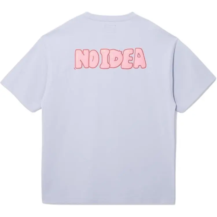 New Era T-Shirts Unisex Light Purple Crew Neck Moderate
