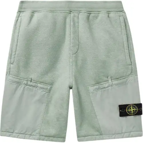 STONE ISLAND Casual Shorts Men's Light Green
