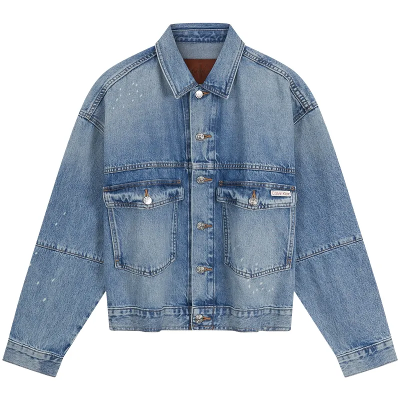 Calvin Klein buttoned light denim jacket