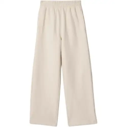 Burberry logo-embroidered cotton track pants