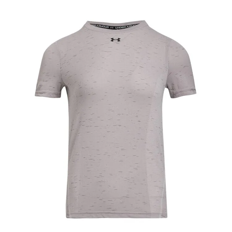 Under Armour Vanish Seamless Regular T Shirt Women's Gray Pink 009