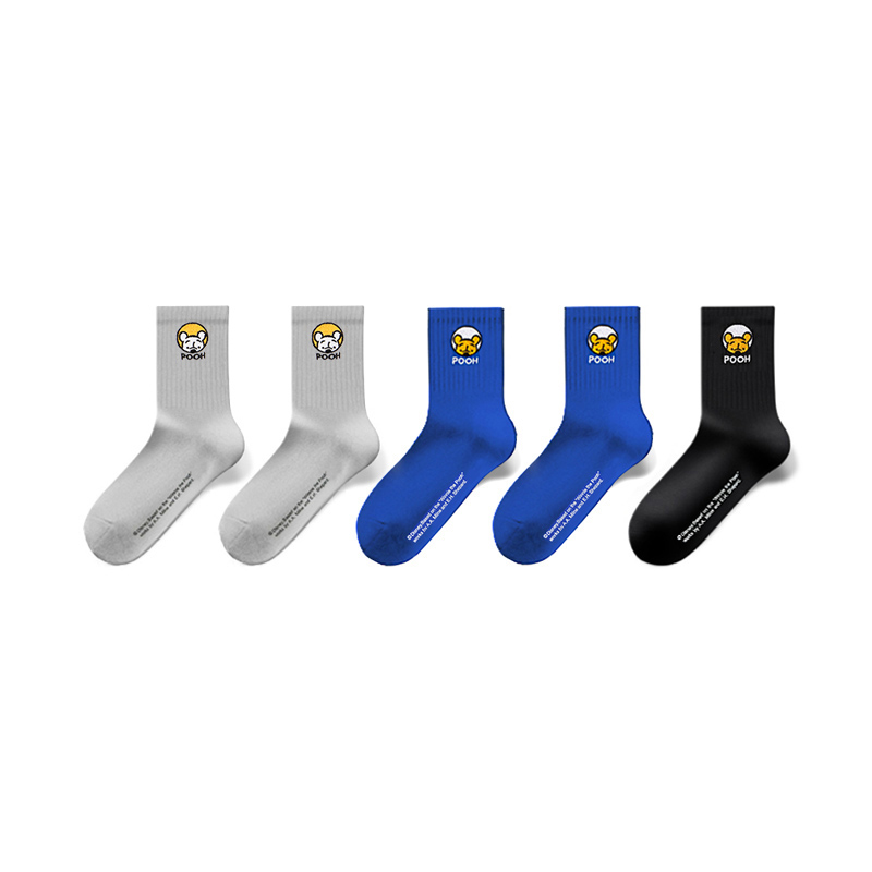 Disney Winnie The Pooh Series Ankle Socks Men’s Shopping Bag 5 Pack