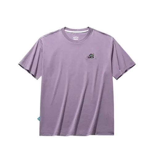 Anta Life Collection T Shirt Men's Silk Gray Purple