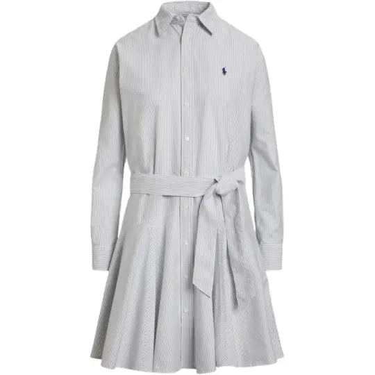 Polo Ralph Lauren stripe tie-waist midi dress