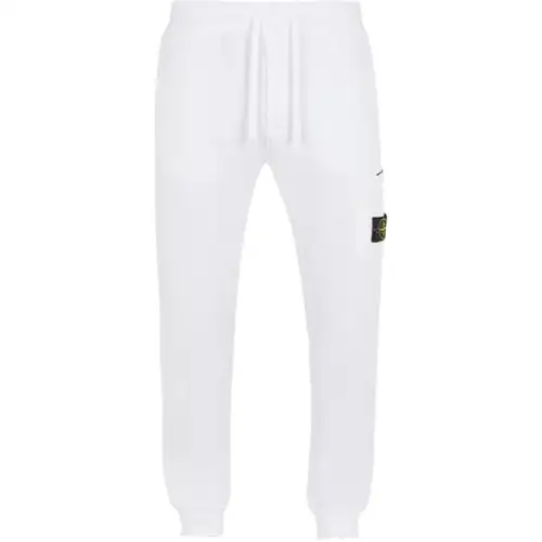 STONE ISLAND Cargo Pants Men's White