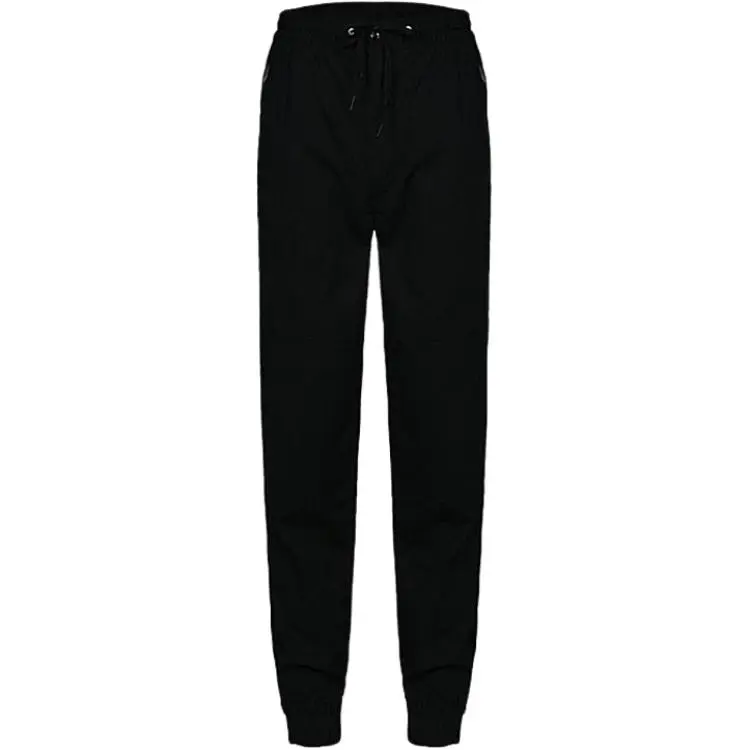 Converse Knitted Sweatpants Men's Black Moderate Cuffed Pants