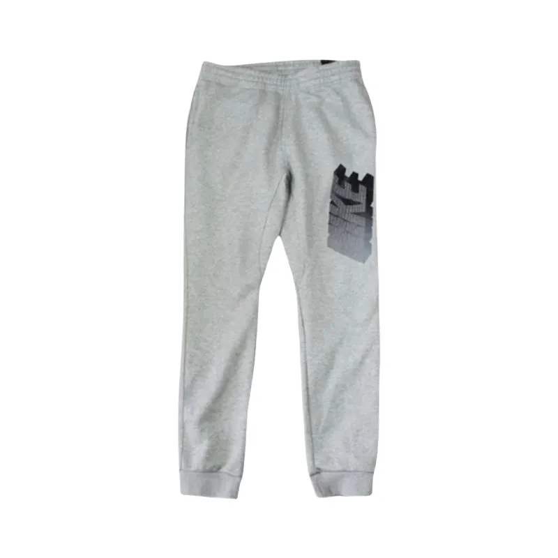 Nike Knitted Sweatpants Men's Gray Moderate Cuffed Pants