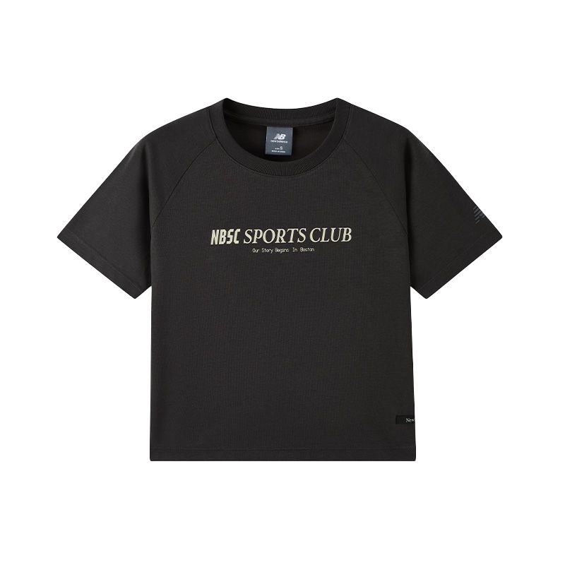 Женская футболка New Balance Sports Club SS25T (белая)