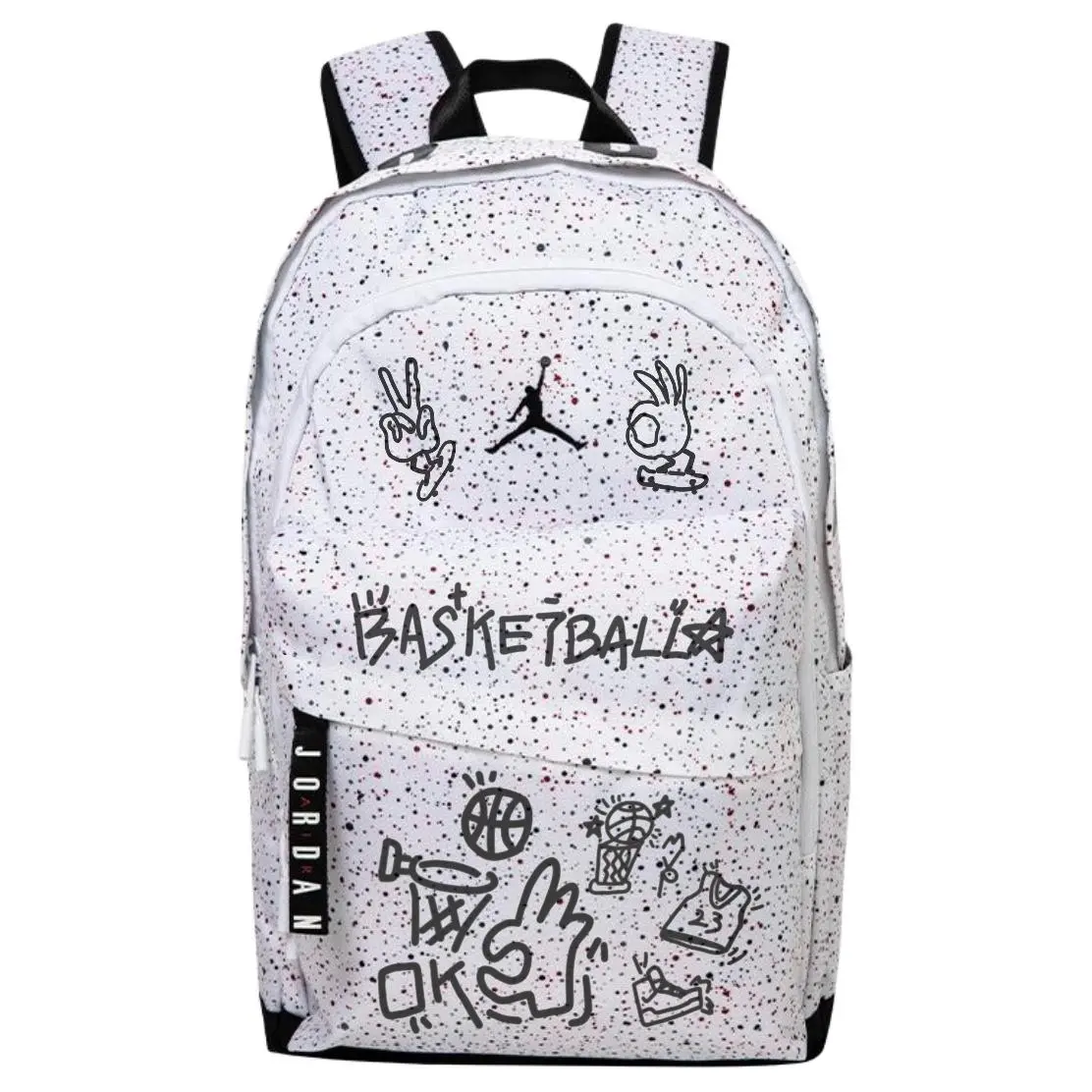 Jordan Polyester Backpack Large Unisex White