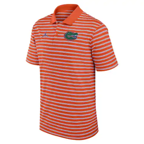 Jordan Florida Primetime Victory Striped Men's Jordan Brand Dri FIT College Polo