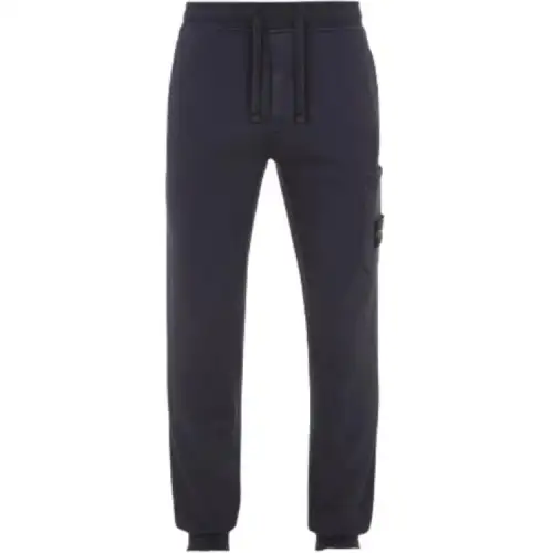 STONE ISLAND Cargo Pants Men's Blue