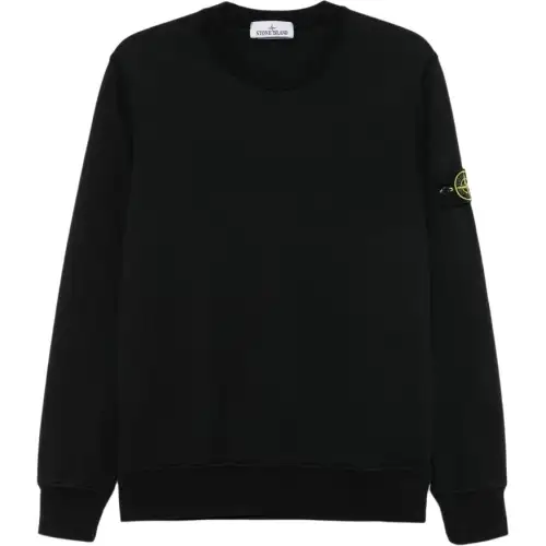 STONE ISLAND Compass Patch Crewneck Sweatshirt