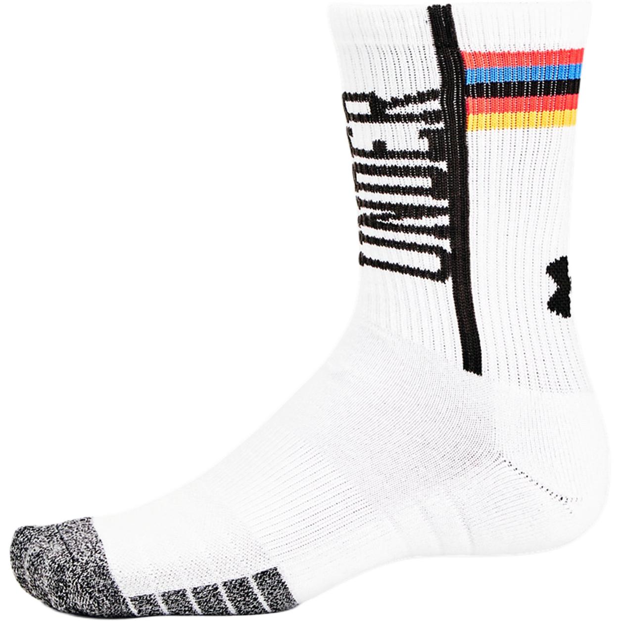 Under Armour Heat Gear Novelty Crew Socks Unisex 3 Pack Multicolor