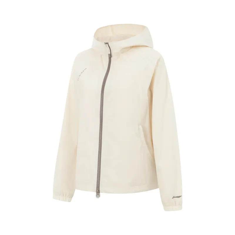 Li Ning Fitness Series Trench Coat Women's Eggnog Gray