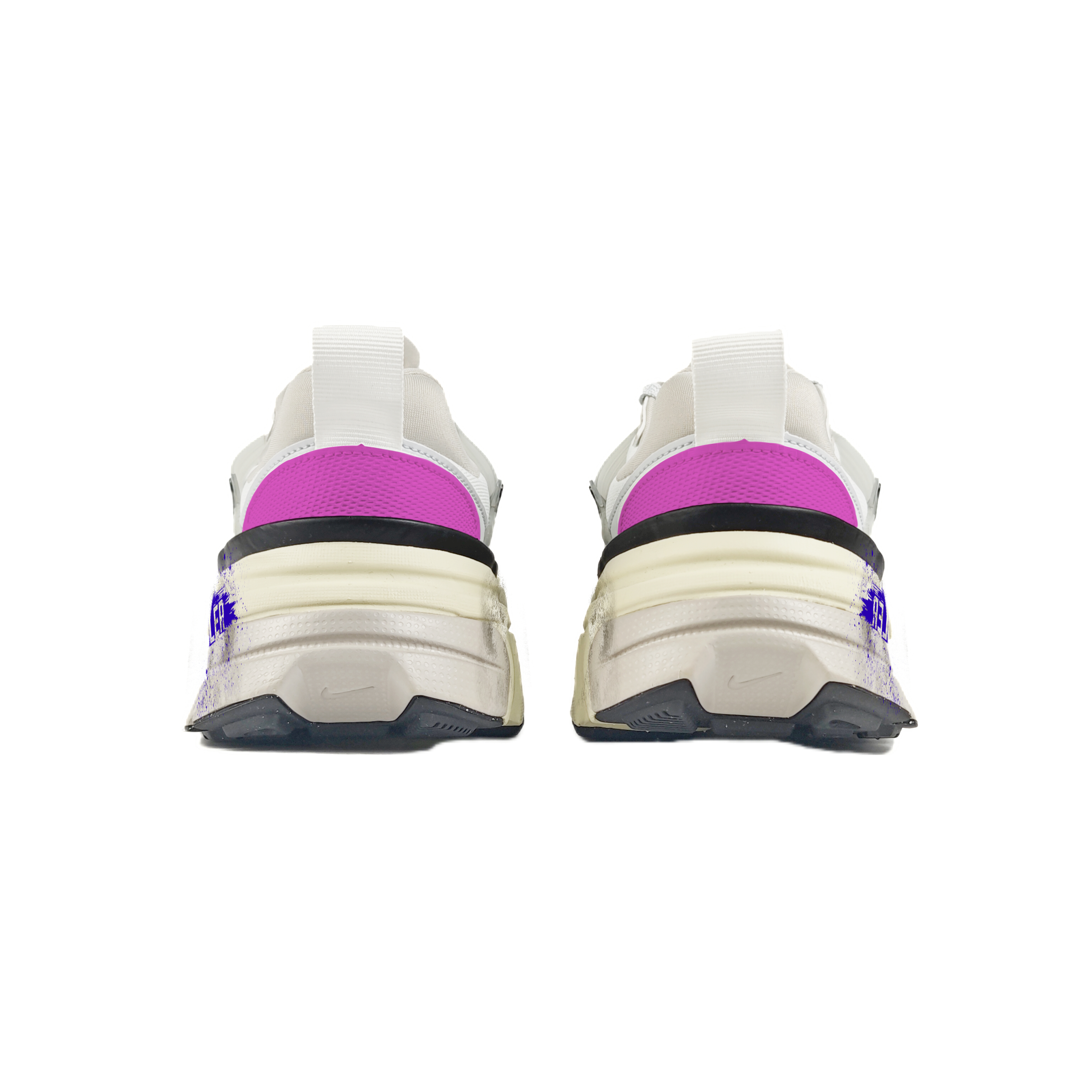 Nike V2K Run Abrasion Resistant Low top Running Shoes Women’s White Pink