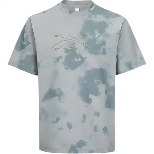 Reebok T Shirt Men's Gray Green