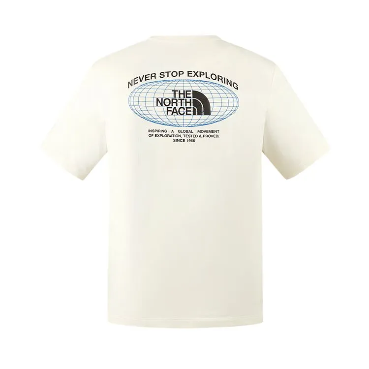 THE NORTH FACE Quick Dry T Shirts Men's Dune White