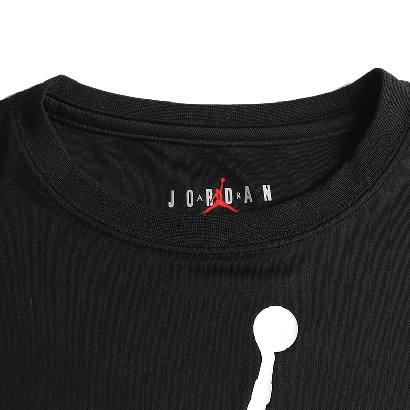 Мужская футболка Jordan JordanTLogo (черная) — фото 3