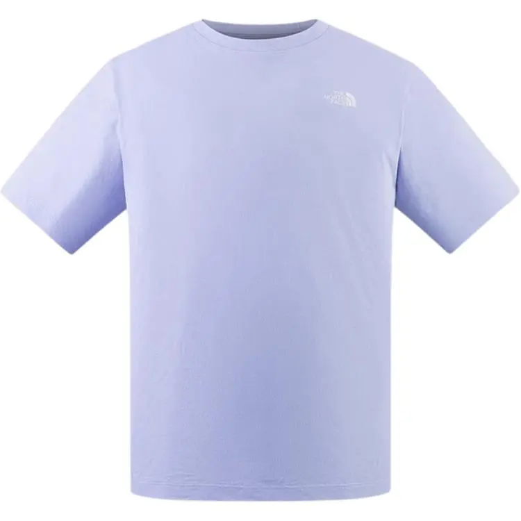 THE NORTH FACE T-Shirts Unisex Purple Crew Neck Moderate Straight Fit