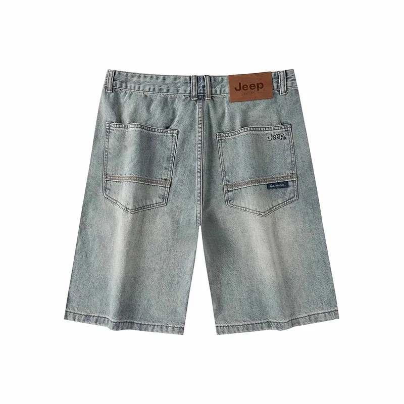 Jeep Horseback Riding Fashion Sports Collection Denim Shorts Unisex