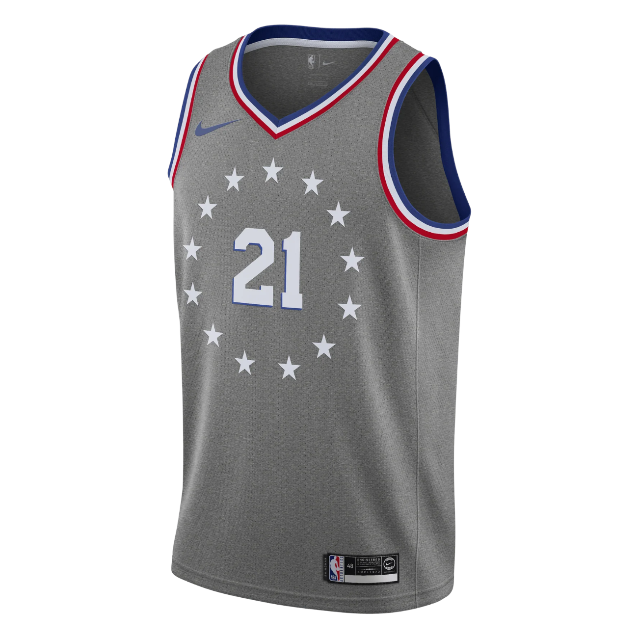 Мужские футболка Nike Swingman NBA 7621 (черный) — фото 1