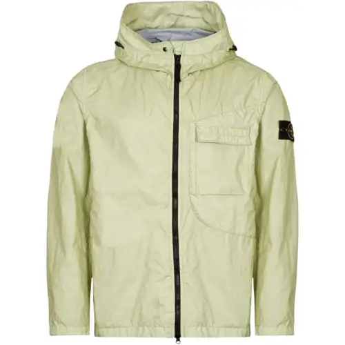 STONE ISLAND Jackets & Coats Men's Light Green
