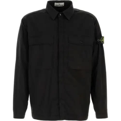 STONE ISLAND SS25 Jackets & Coats Men's Black