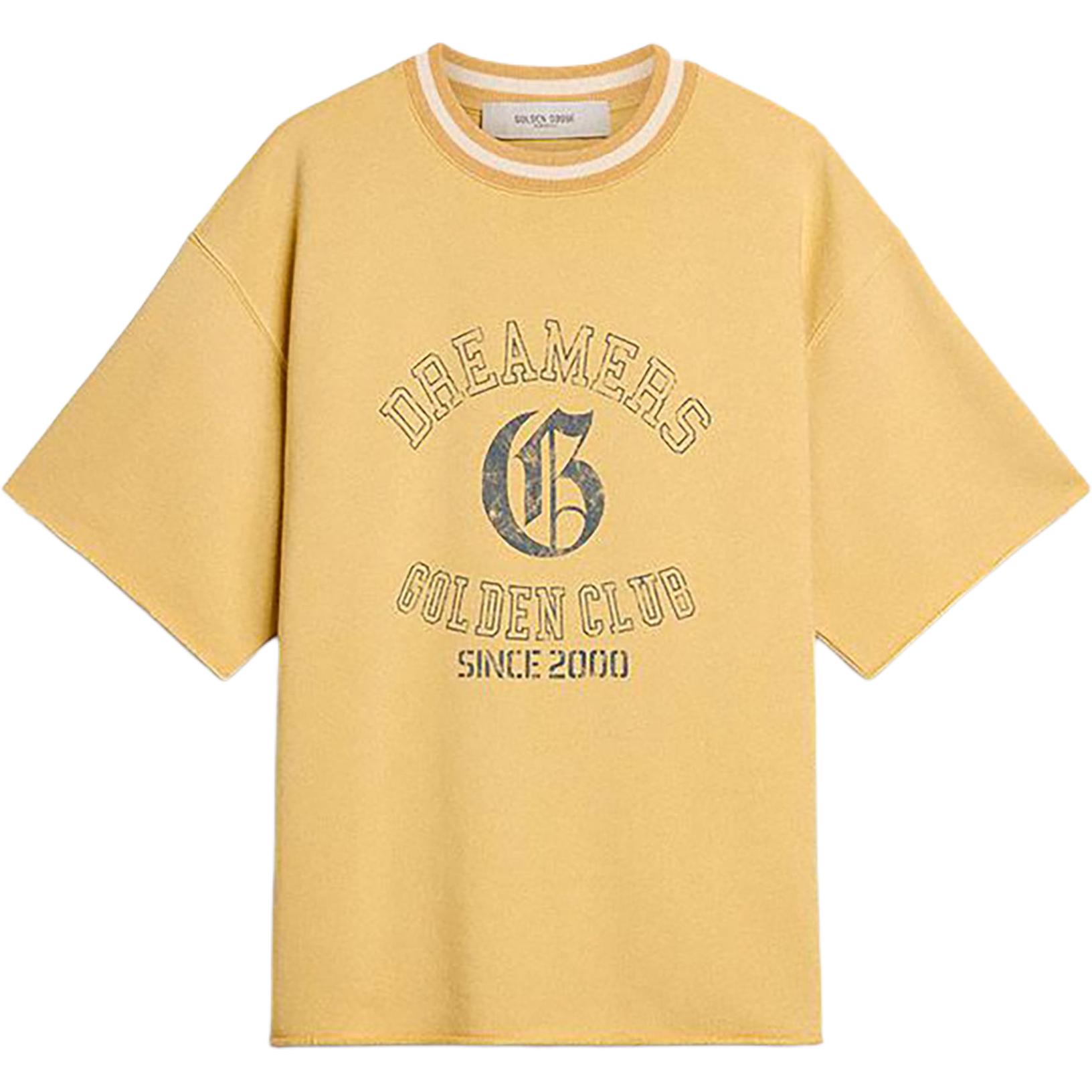 Мужская футболка Golden Golden Goose (желтая)