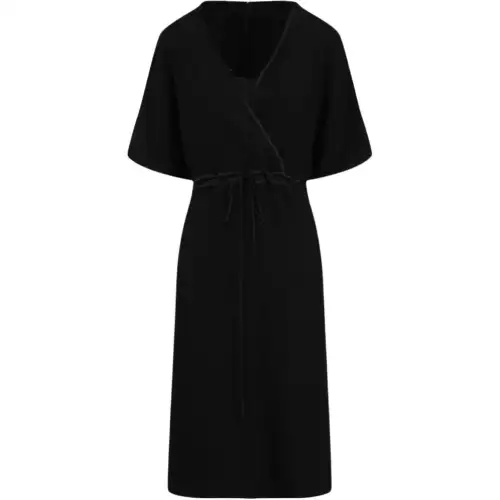 GUCCI Silk Blend Dress Black
