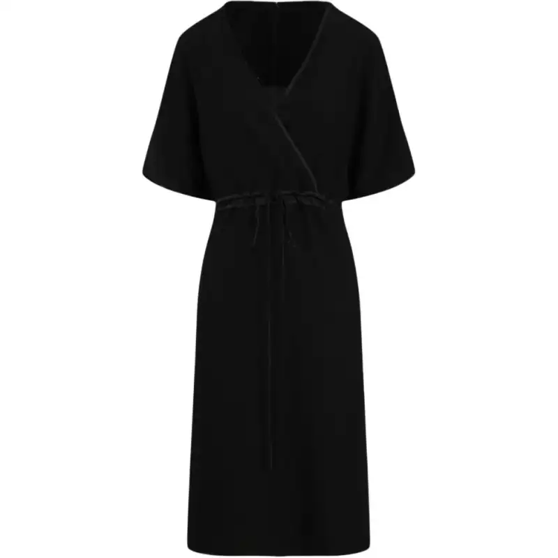 GUCCI Silk Blend Dress Black