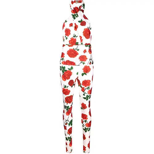 SAINT LAURENT Jumpsuits Women's White Moderate Jumpsuit