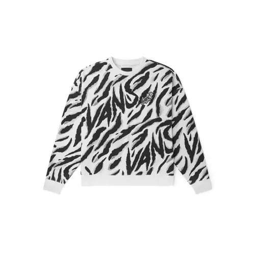 Vans Sweatshirts Unisex White Crew Neck Moderate Regular