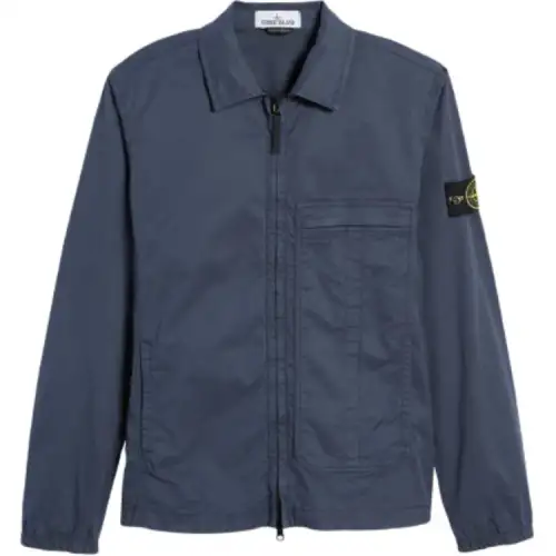 STONE ISLAND Jackets & Coats Men's Blue