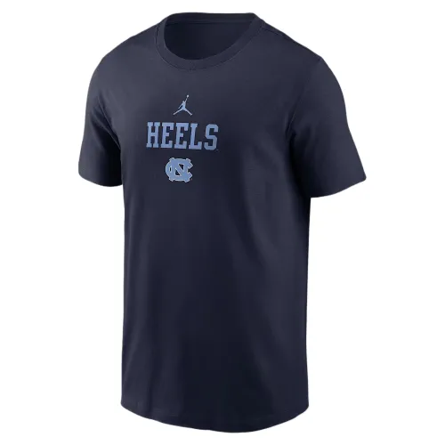 Jordan North Carolina 2-Hit Stacked Men's Jordan Brand College T-Shirt