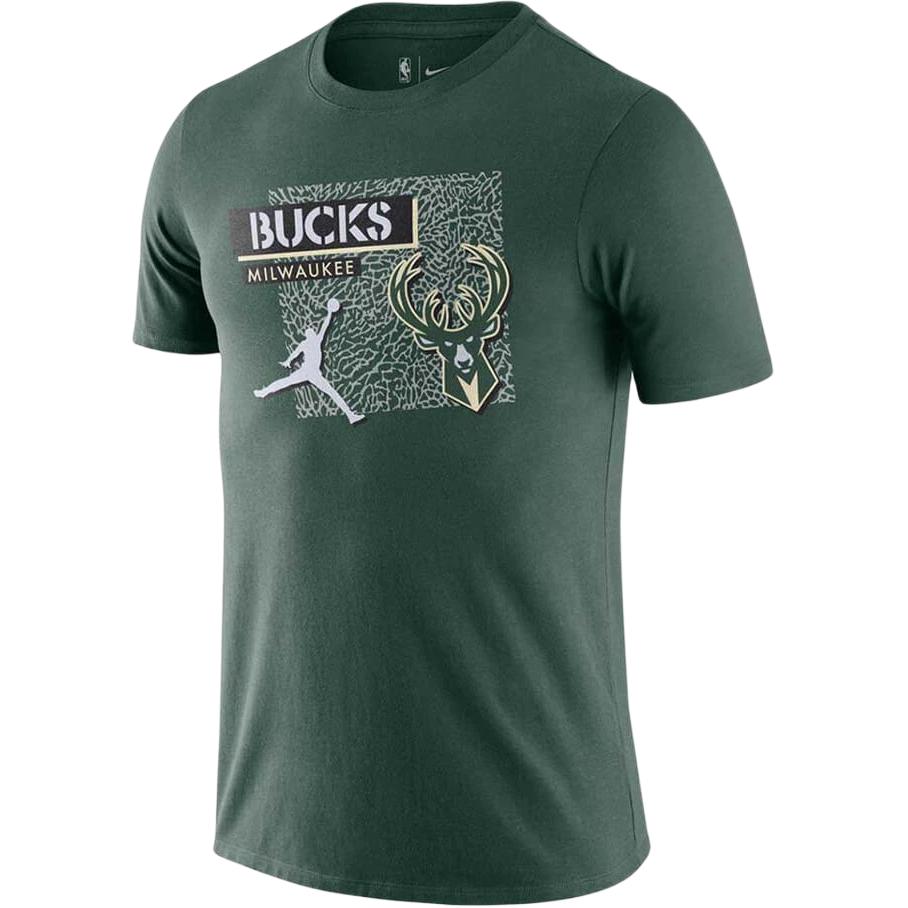 Jordan Nba Milwaukee Bucks T shirt