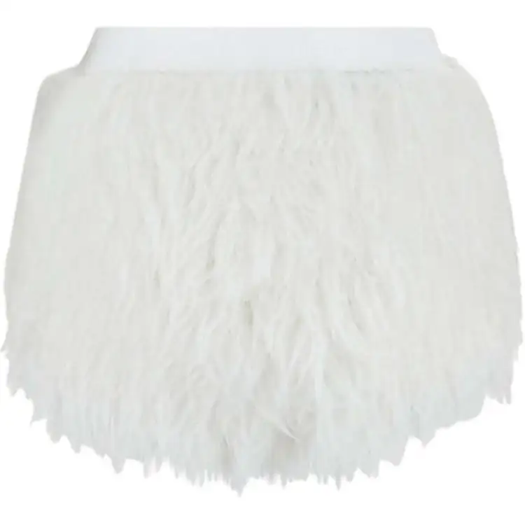GUCCI Faux Fux Shorts White