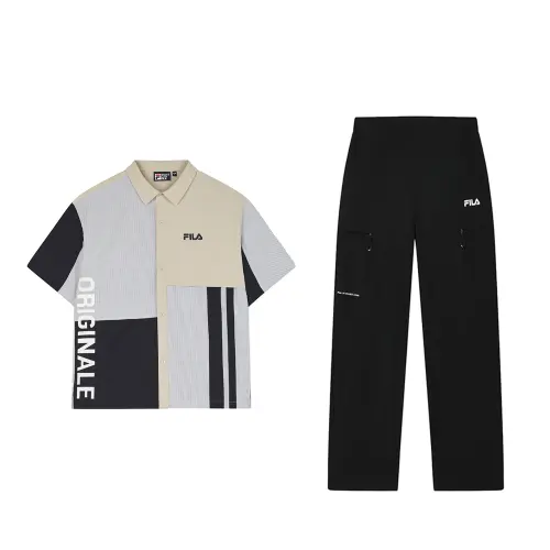 FILA ORIGINALE WHITE LINE Shirt Matching Set Men's