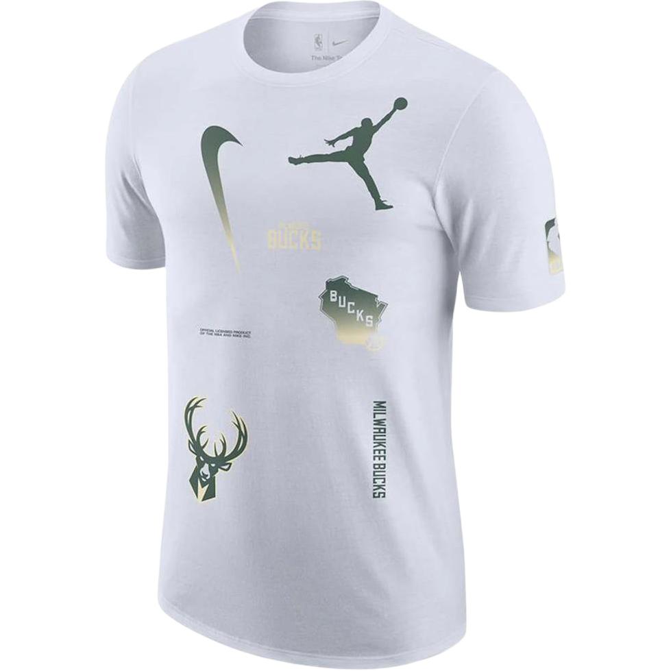Jordan Nba Milwaukee Bucks Courtside Statement Editiion T shirt