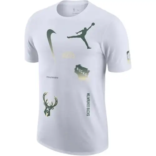 Jordan Nba Milwaukee Bucks Courtside Statement Editiion T shirt