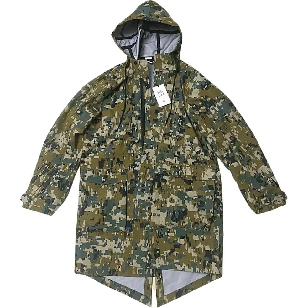 Nike Lab Camouflage Rain Trenchcoat Jacket