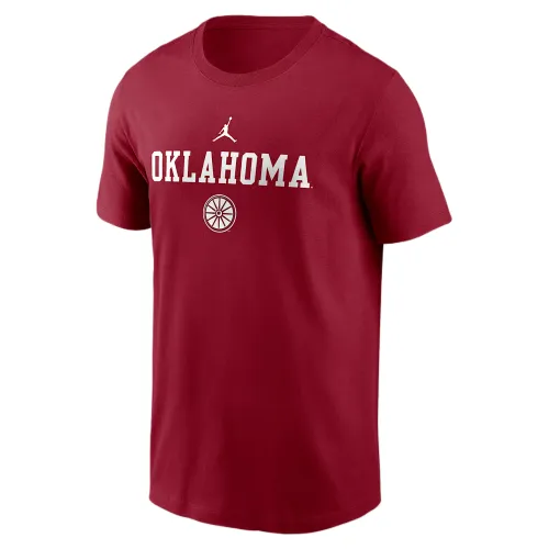 Jordan Oklahoma 2 Hit Stacked Men's Jordan Brand College T Shirt