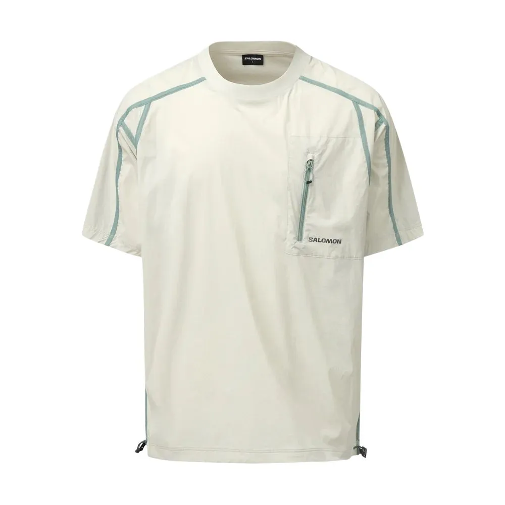 SALOMON T-Shirts Men's White Crew Neck