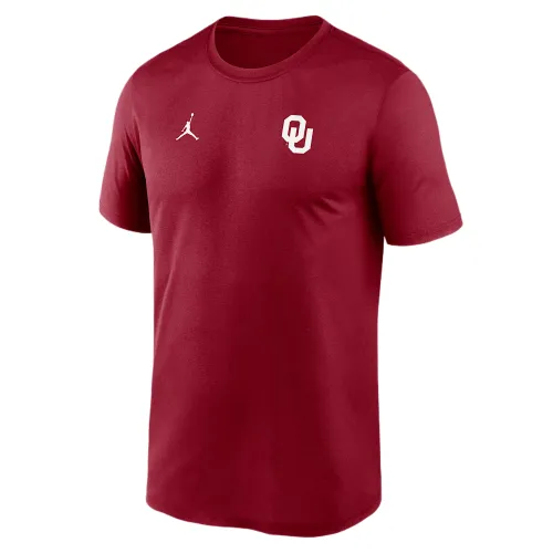 Jordan Oklahoma Sideline Legend Small Logo Men's Jordan Brand Dri-FIT College T-Shirt